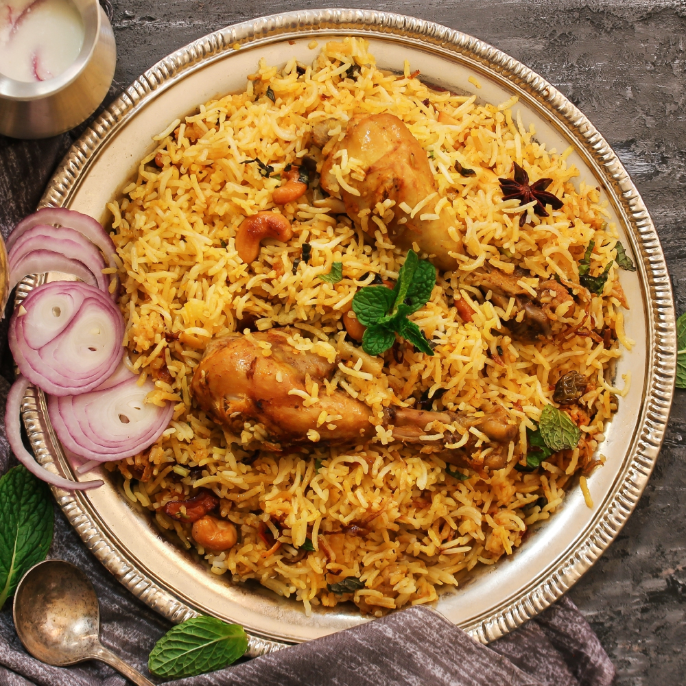 Hyderabadi biryani best food item in Hyderabad