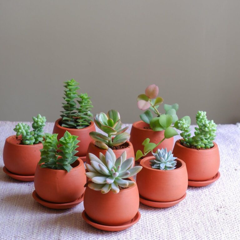 succulent plants small pots low maintenance