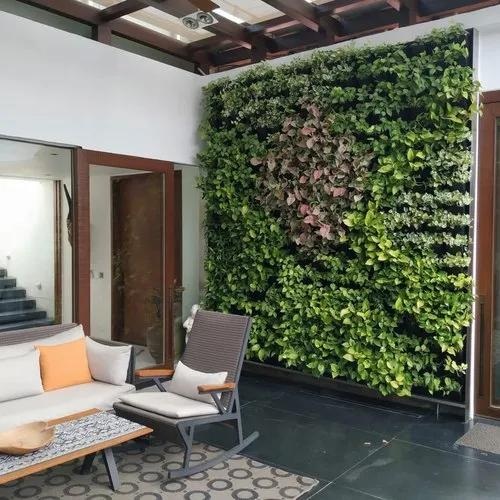 wall mounted plants garden design